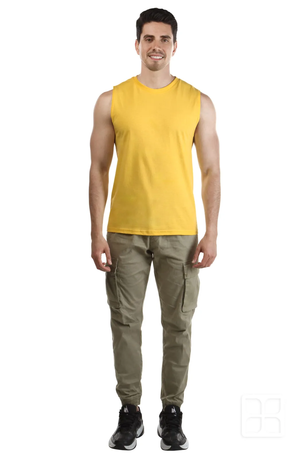 PLAYERA CUELLO REDONDO SIN MANGAS UNISEX - imagen 1