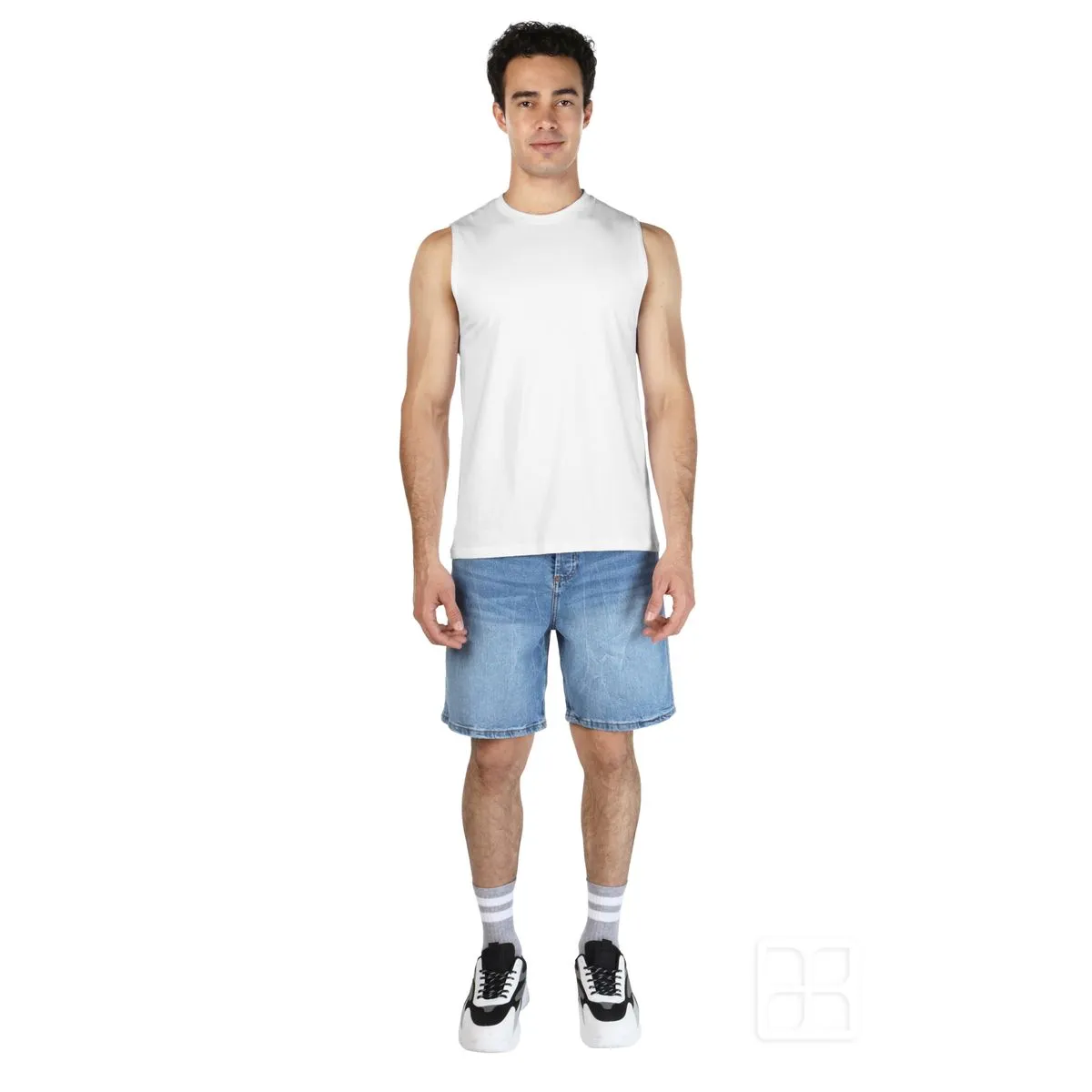 Playera Cuello Redondo sin Mangas Unisex