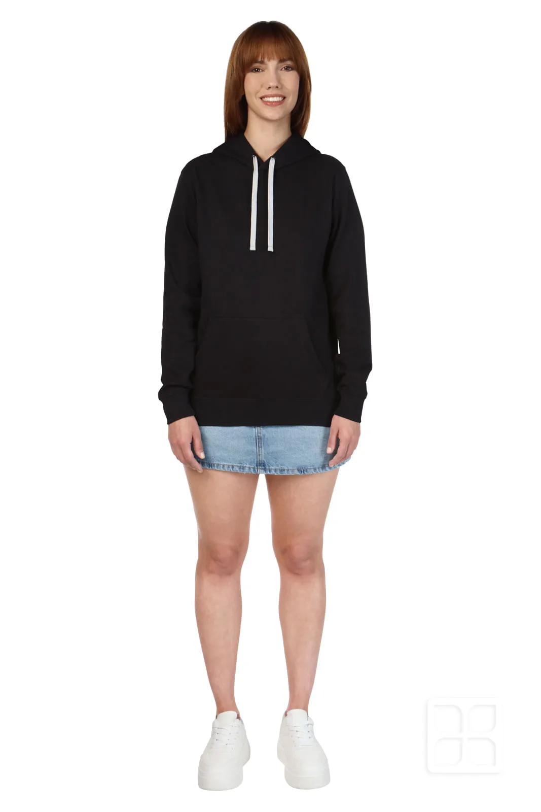 SUDADERA PREMIUM UNISEX CUELLO REDONDO CAPUCHA