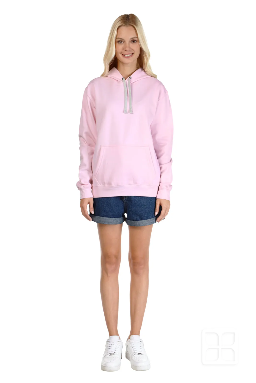 SUDADERA PREMIUM UNISEX CUELLO REDONDO CAPUCHA