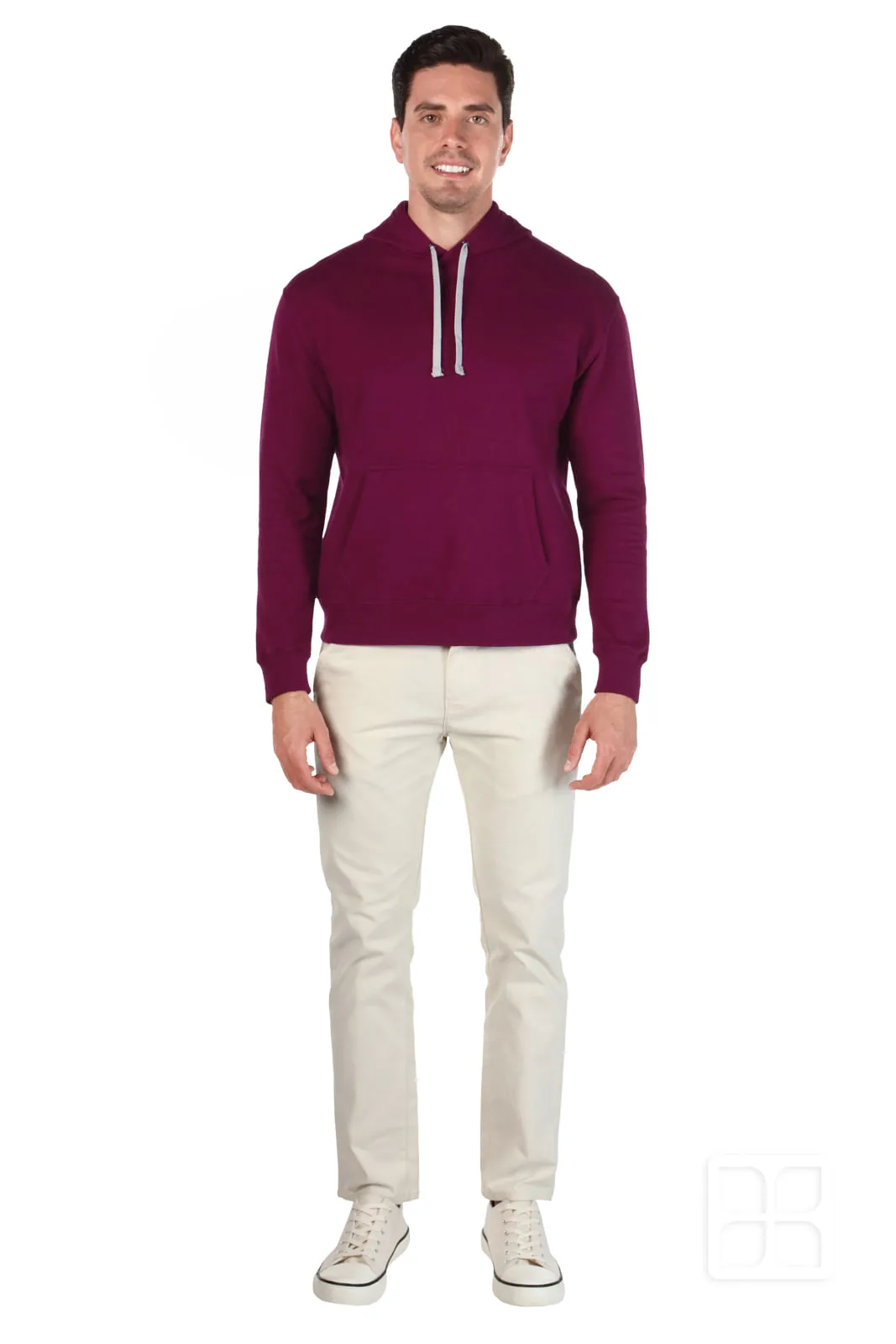 SUDADERA PREMIUM UNISEX CUELLO REDONDO CAPUCHA